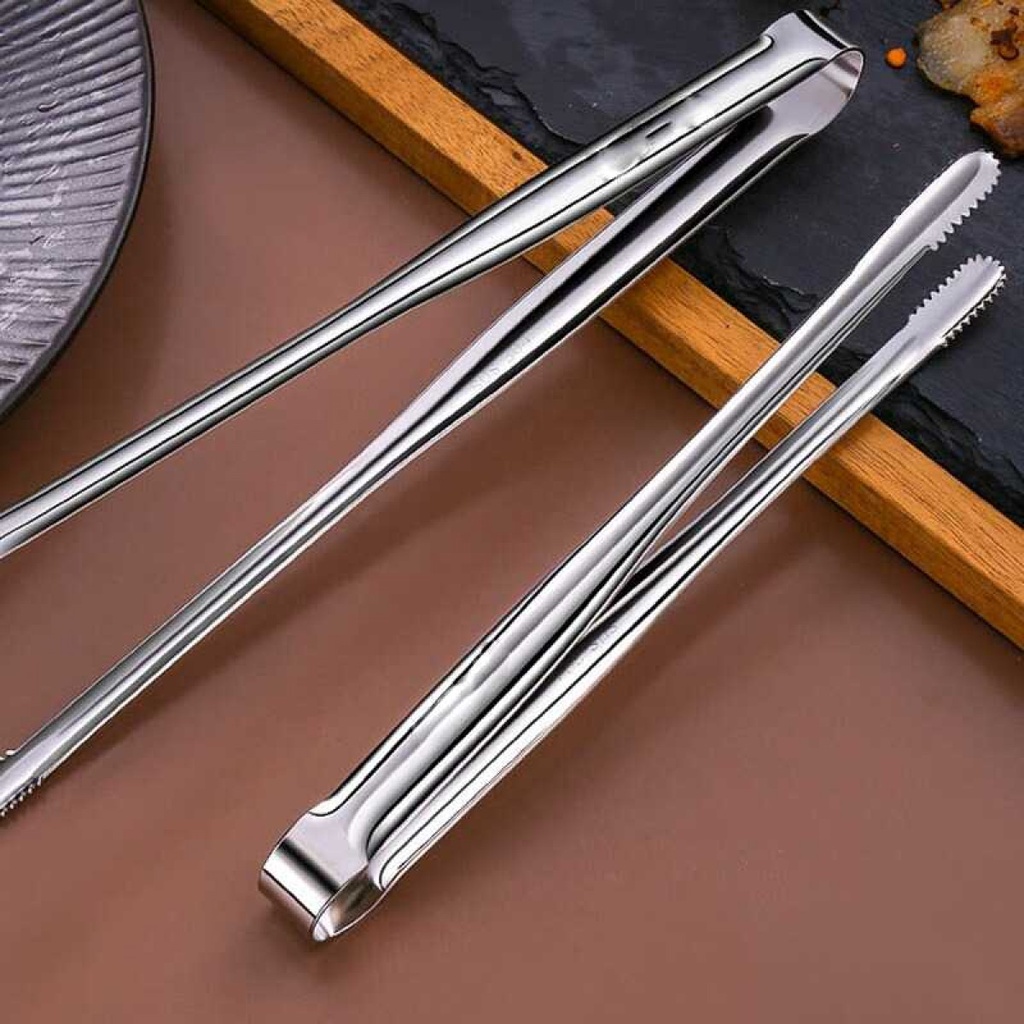 Penjepit Capit Makanan Serbaguna Goreng BBQ Clip Tongs