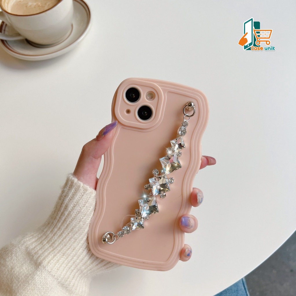 GC03 SOFTCASE GELOMBANG RANTAI DIAMOND FOR REALME C1 C2 3 5 5I 5S 8 8I 9 PRO PLUS 10 C11 C12 C25 C15 C17 7I C20 C21Y C25Y C30 C31 C33 C35 NARZO 50I 50A PRIME V23 5G CS5238