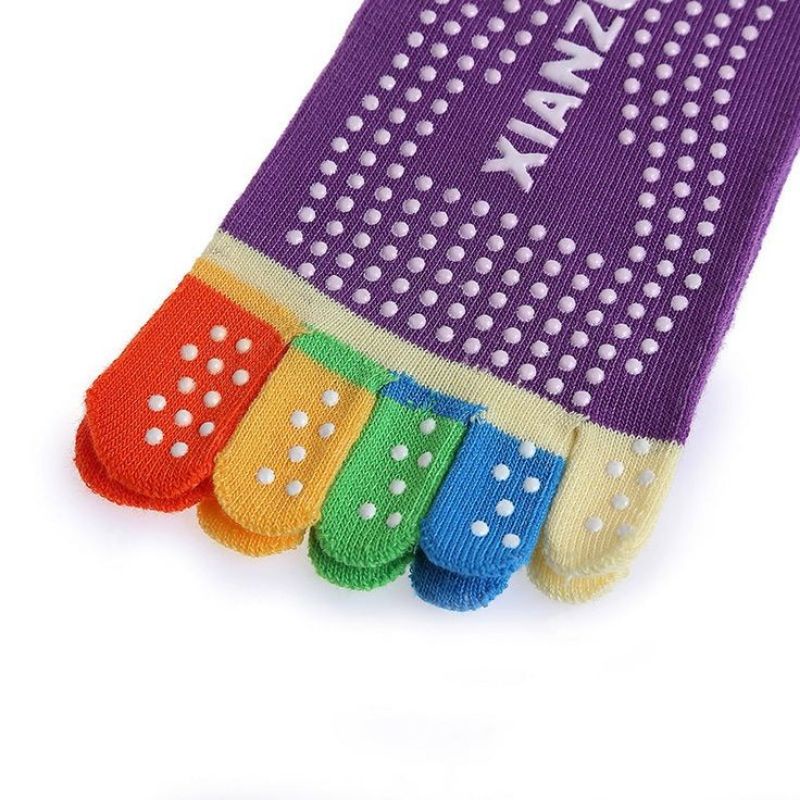 Kaos Kaki Yoga Anti Slip 5 Jari Five Toe Anti Slip Yoga Socks