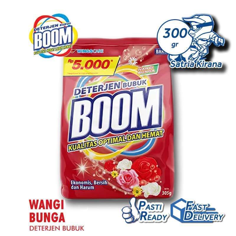 BOOM DETERJEN BUBUK 250GR BOOM PK SABUN CUCI PAKAIAN BOOM