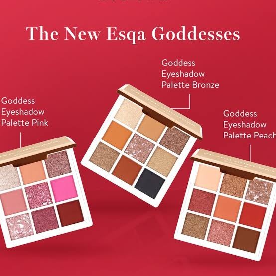 ESQA Goddess Eyeshadow Palette ESQA Eye Shadow Palette ESQA Eye Make Up ESQA Make Up ESQA Cosmetics 