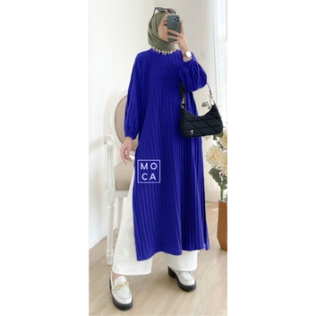 Chafia SPLIT DRESS Tunik Rajut