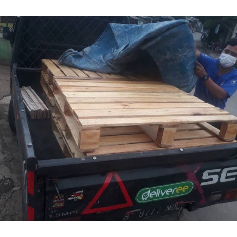 palet kayu dipan 200x100x14 cm