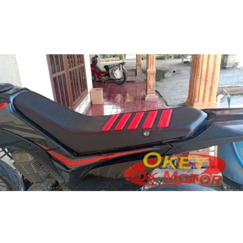 crf/sarung jok motor crf/kulit mbtech/sarung jok mbtech.