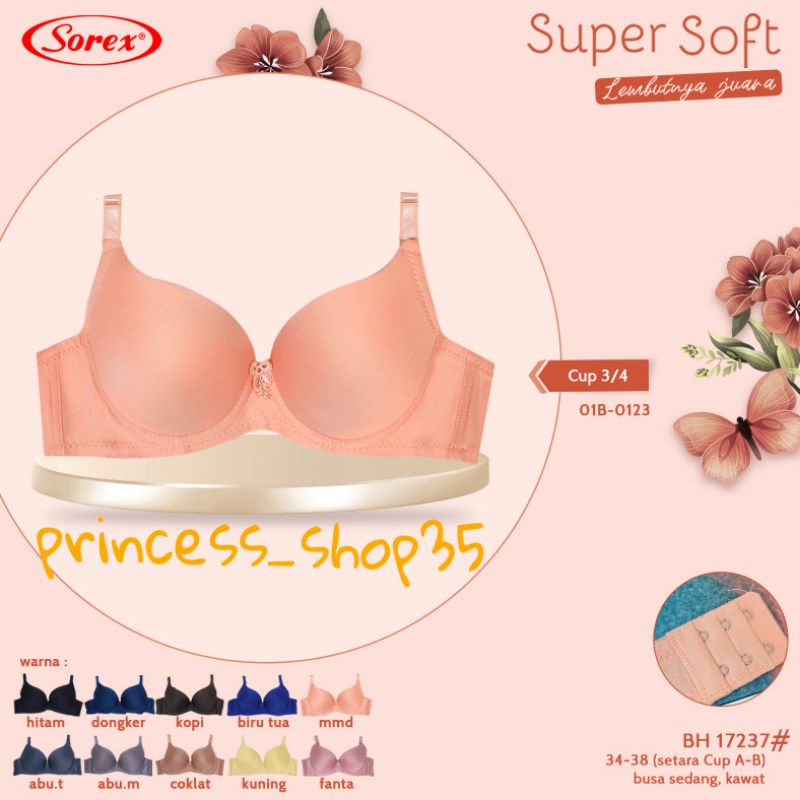 Bra Kawat Sorex 17237 Bh Super Soft Kait 2 Setara Cup A