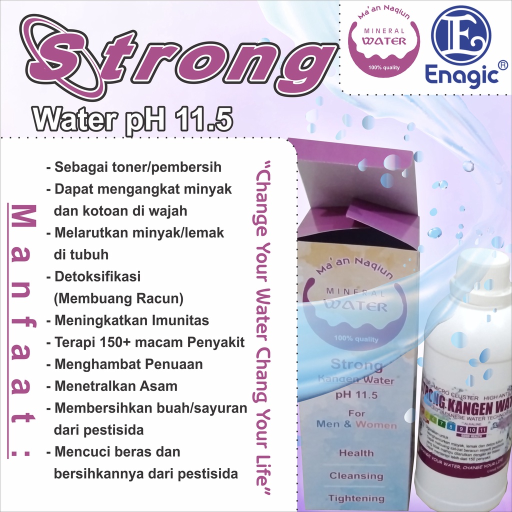 Strong Water pH 11.5 ( Kangen Water ) 500ml