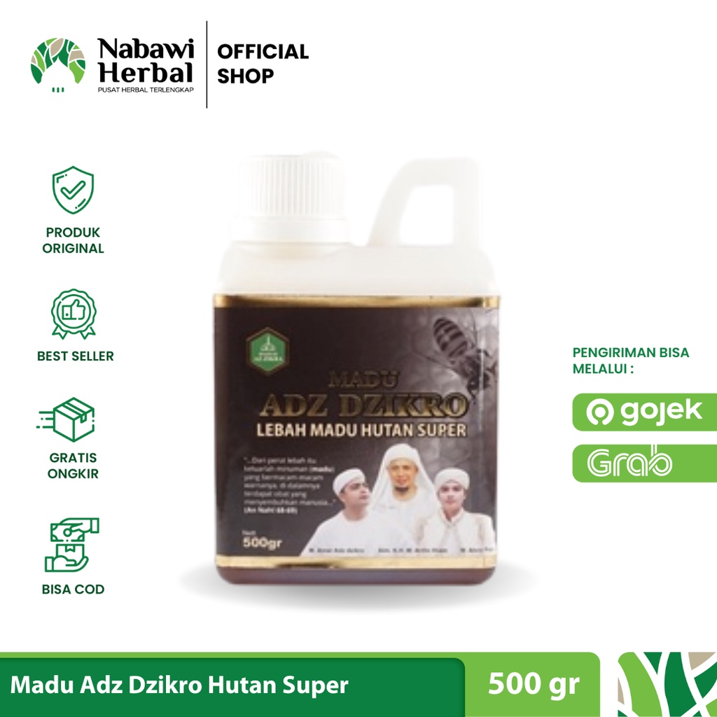 

ADZ DZIKRO - Madu Adz Dzikro Hutan Super 500gram