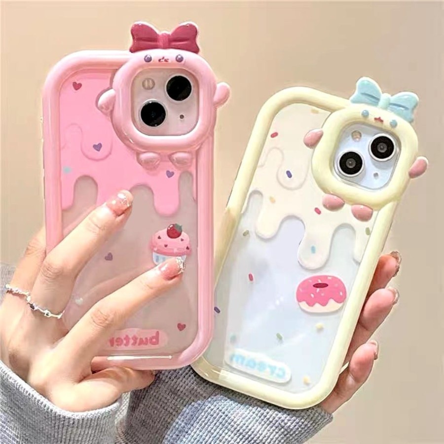 Ice Cream case redmi 9a 9c Vivo y02 4g t1 y75 5g y15s y15a y01 y16 y17 y12 y15 y20 y20s y12s y21 2021 y21s y33s y50 y30 y35 y22 2022 y91 y93 y95 y91c