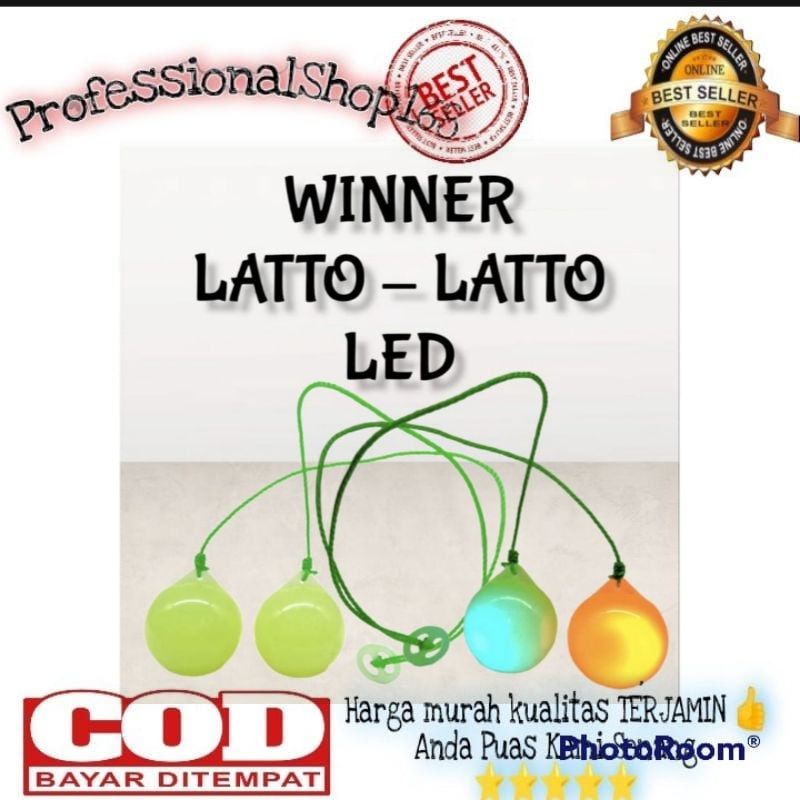 PS - Lato lato Tek Tek LED etek etek cap winner LED / mainan anak jadul viral bola lato lato bisa ny