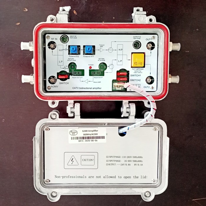 BOSTER SXGF300 OUTDOOR AMPLIFIER 2 PORT OUTPUT