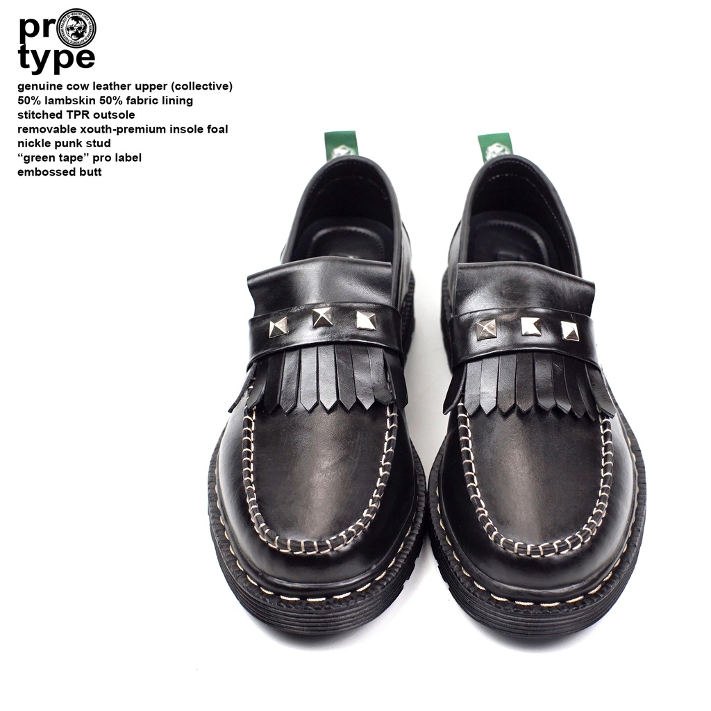 stud vintage black - loafer xouth