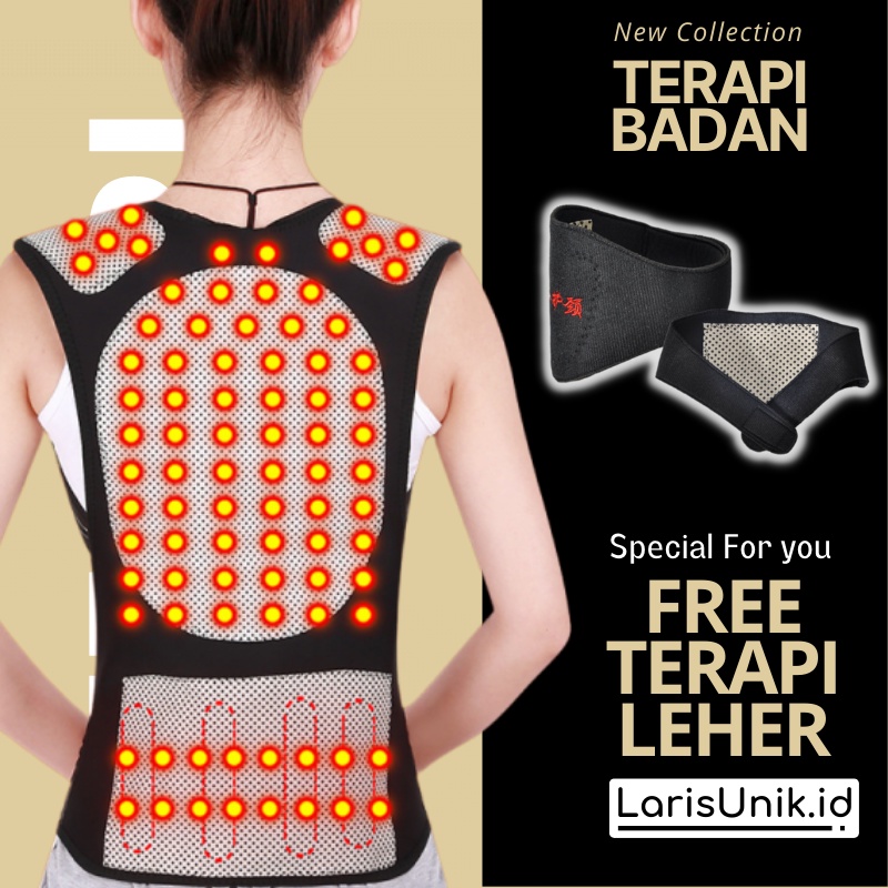 Alat Terapi Badan Perawatan Diri Sabuk Terapi Pundak Punggung Pinggang Magnetic Tourmaline Back Waist Shoulder