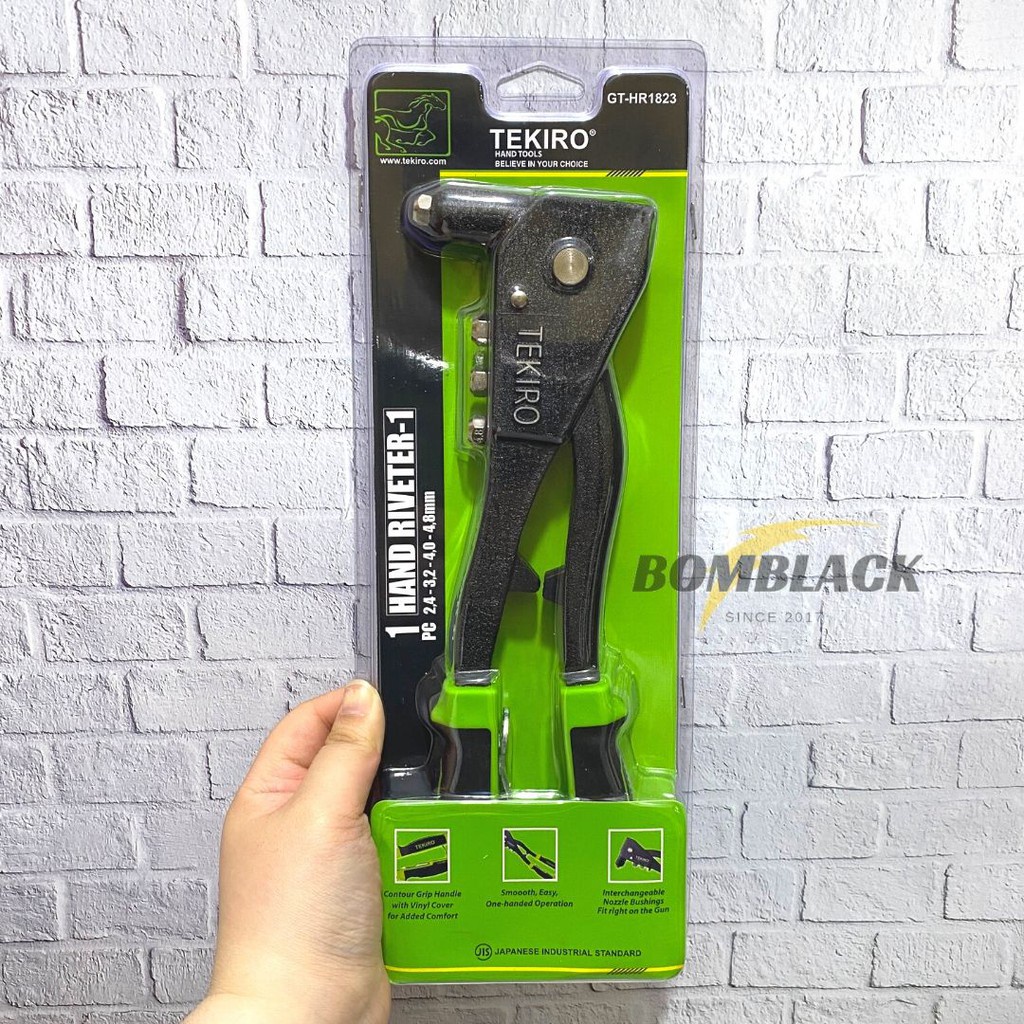 Tang Rivet TEKIRO -1 Tang Ripet Hand Riveter 2,4mm - 4,8mm Paku Ripet
