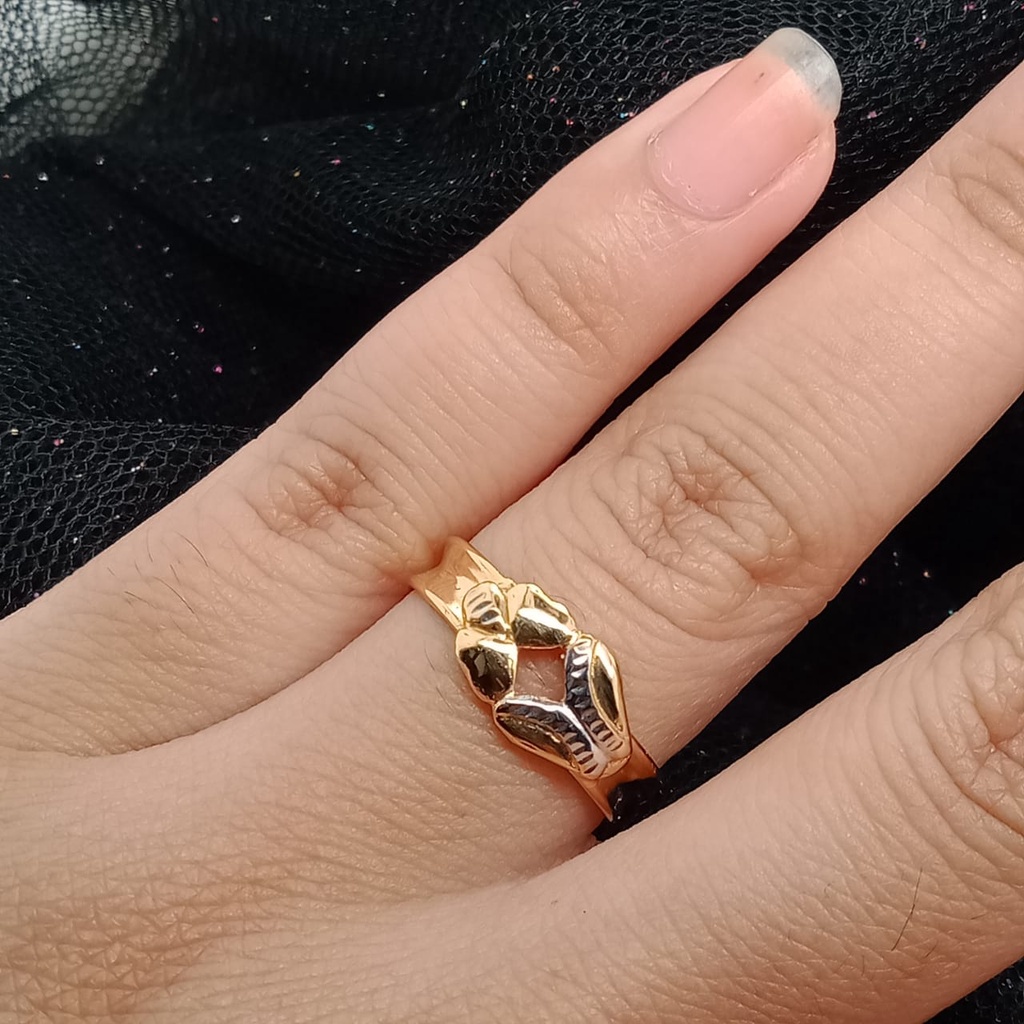 Cincin emas 17k - 1.4 gr kadar 750 - 4107