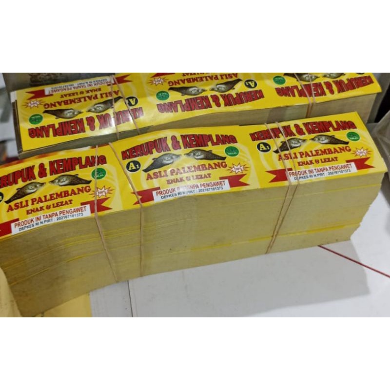 

Cetak stiker kerupuk kemplang