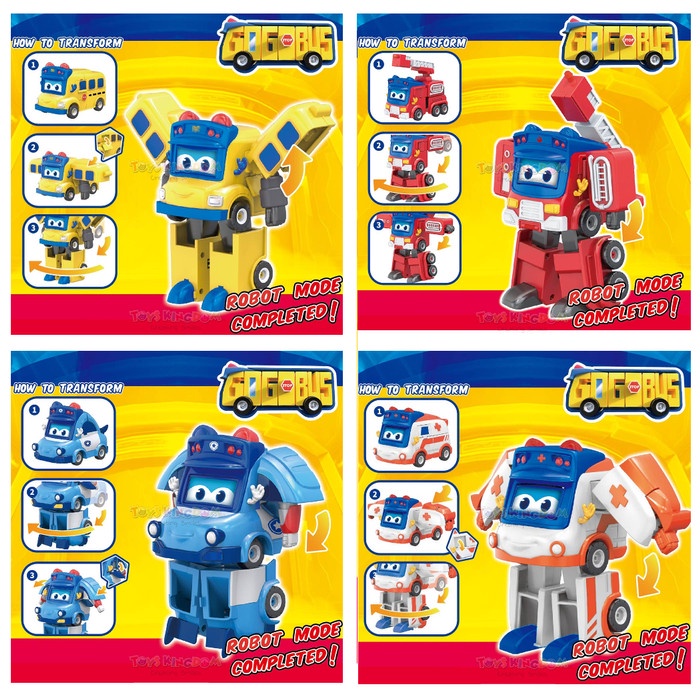 GogoBus Transforming Robot Gogo Bus Firy Justin Amby - Gogo Bus