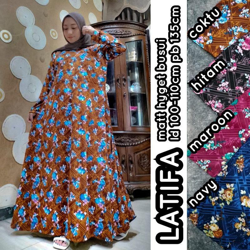 [Fashion Muslim] GAMIS HYGET PART 2 kekekinian | busui | murah | jumbo | motif