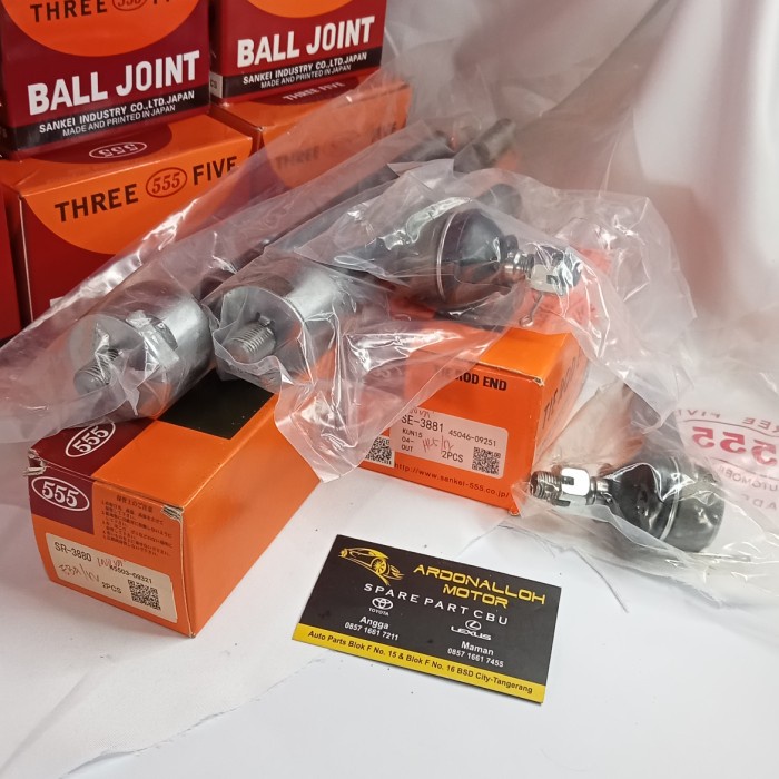 PAKET Long tierod + tierod kijang Innova 555