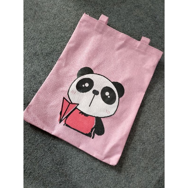 TOTEBAG MOTIF PANDA WARNA