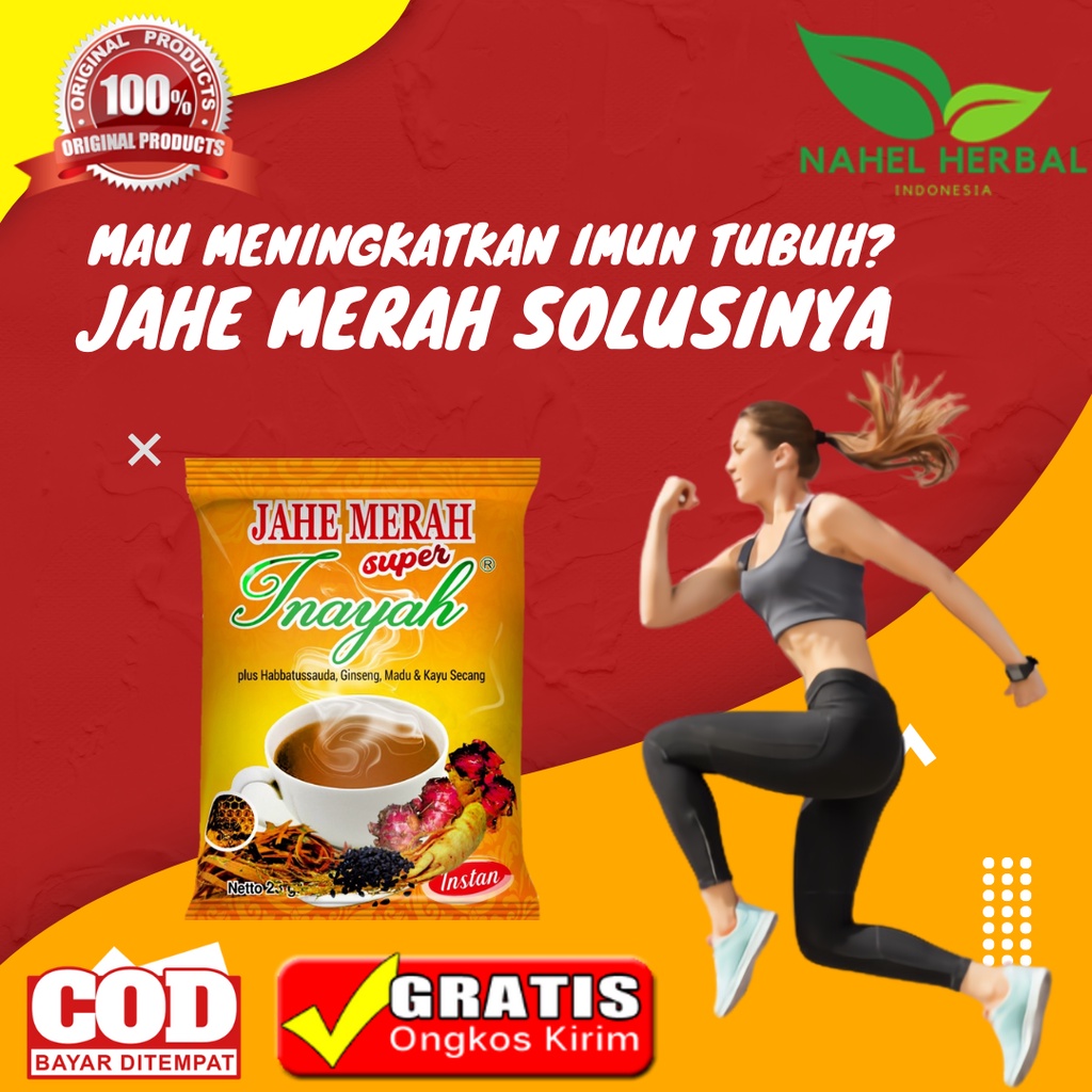 Diskon VITAMIN STAMINA IMUNITAS DAYA TUBUH TAHAN ANTIOKSIDAN PRIA DEWASA - JAHE MERAH SUPER INSTAN S