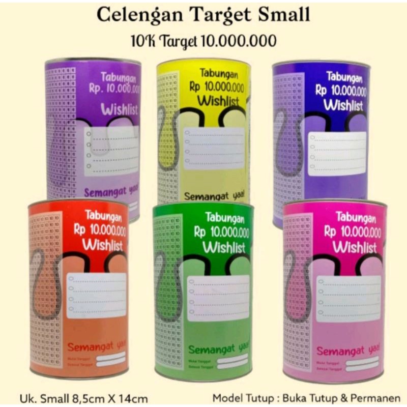 Celengan Target Viral Buka Tutup