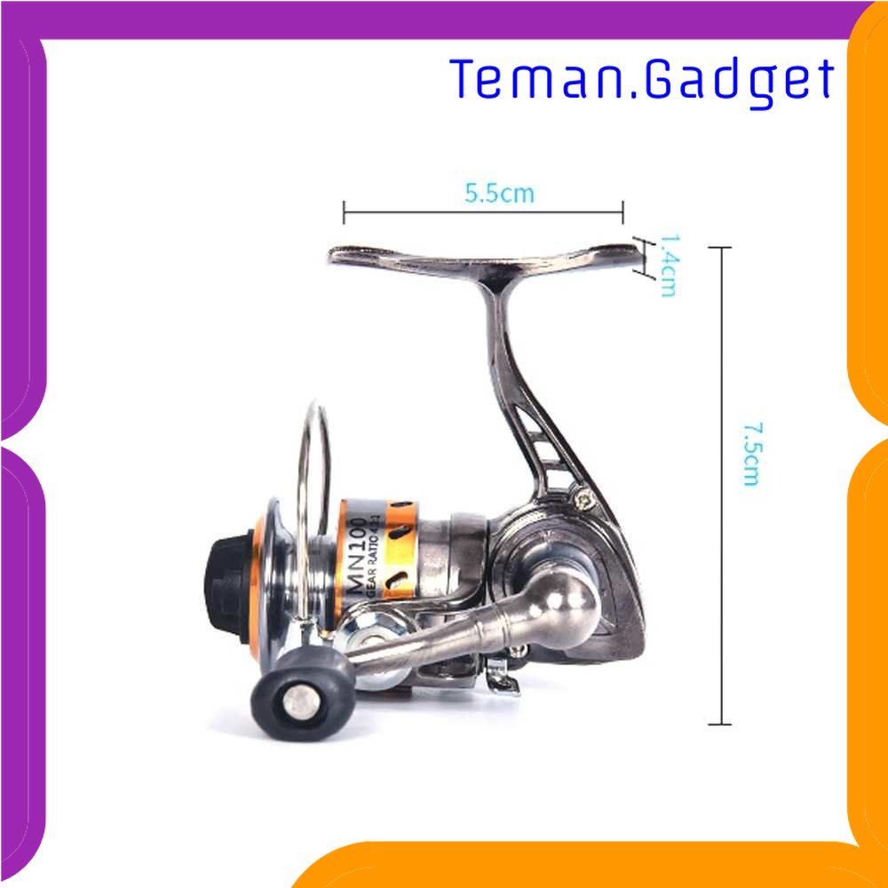 TG - PCN FuYang Reel Pancing Mini Spinning Fishing Reel 4.3:1 Gear Ratio - MN100