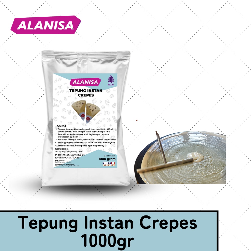 

Tepung Instan Crepes 1kg