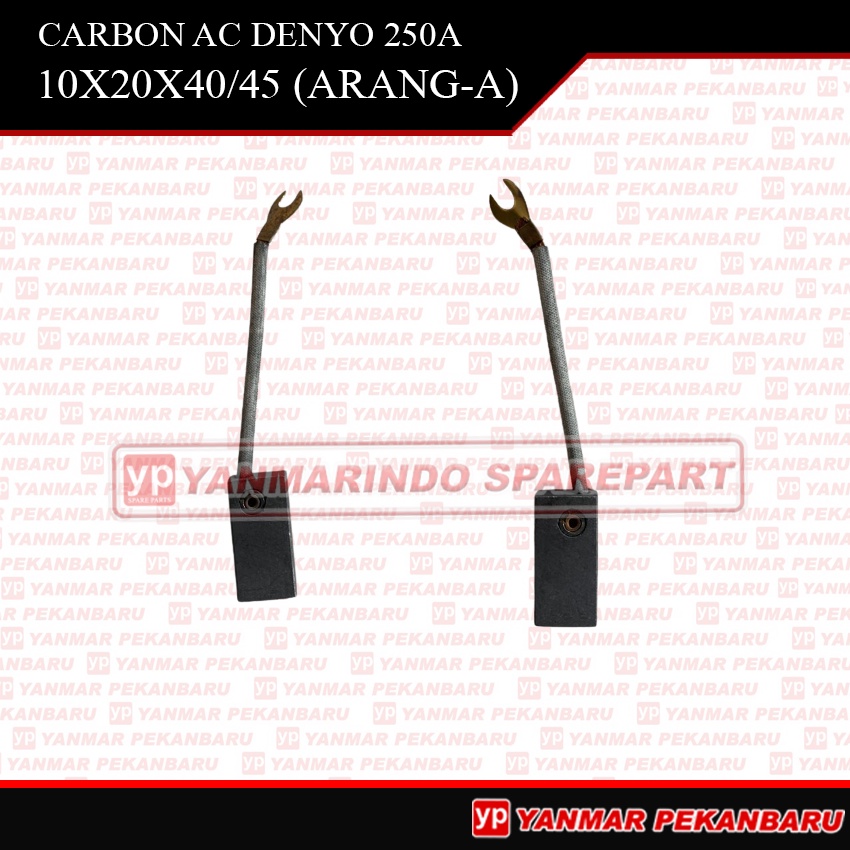 250A Carbon Brush / Arang AC Denyo Sparepart Dinamo & Travo las