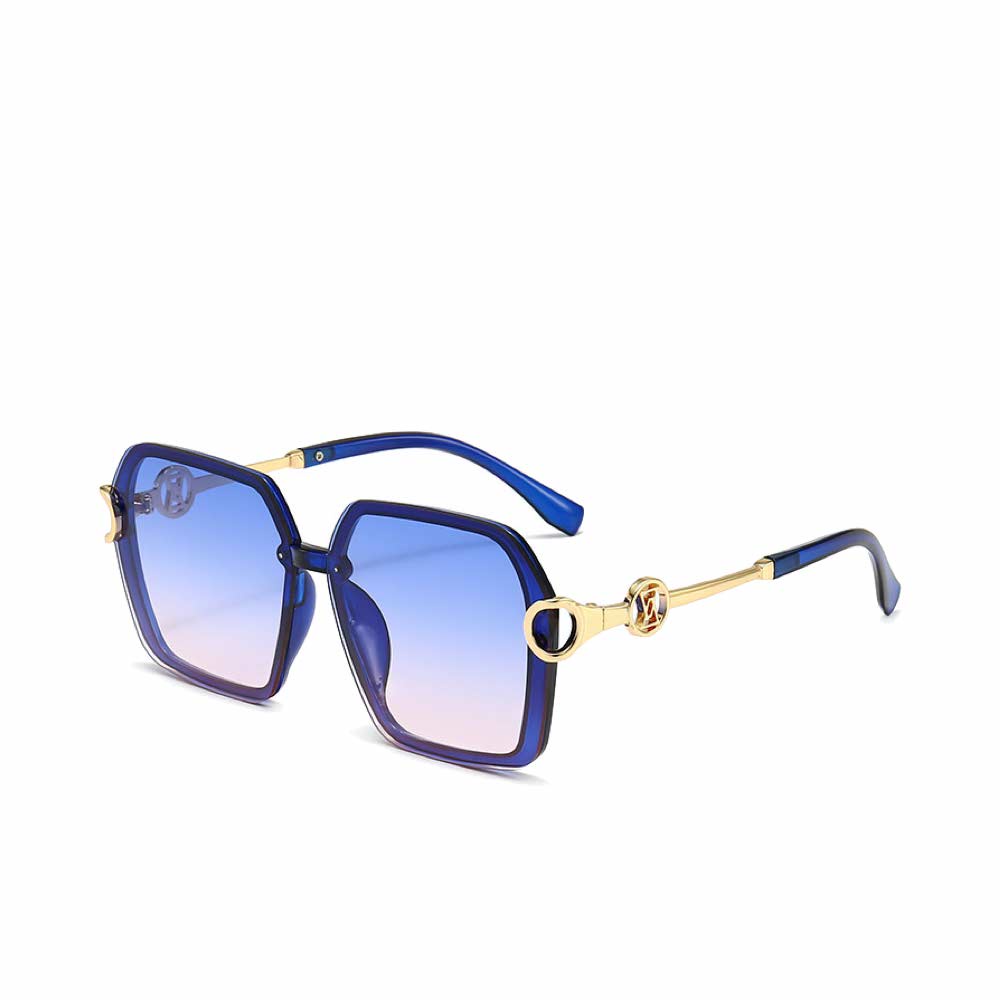 Kacamata UV400 [ Biru ] Anti Radiasi - Sunglasses Wanita Korea - HM8153