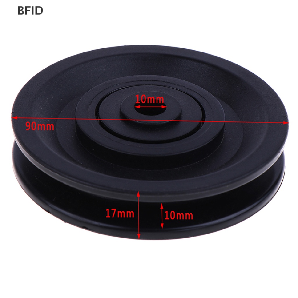 [BFID] Kabel Roda Pulley Bearing Nylon Diameter 90mm Part Peralatan Fitness Gym [ID]