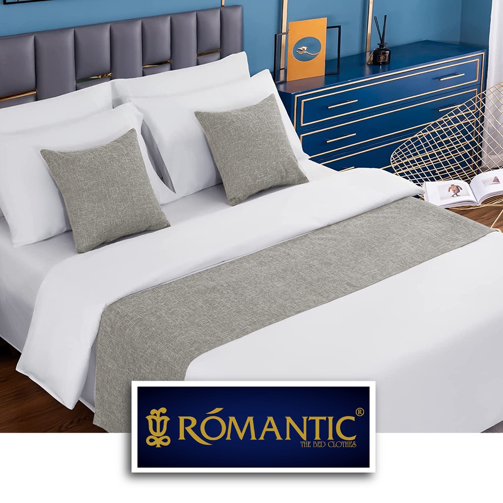 Bed Runner / Selendang kasur Titanium by ROMANTIC standard Hotel minimalis