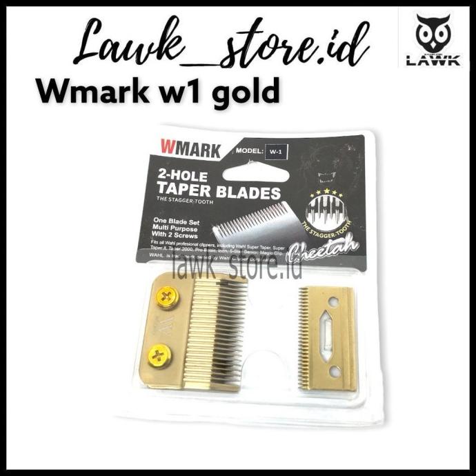 Blade wmark w1 gold / mata pisau mesin cukur rambut wmark