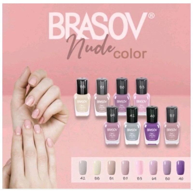 BRASOV Kutek Halah/Cat Kuku Nail Polish 8ml/BPOM [murah]