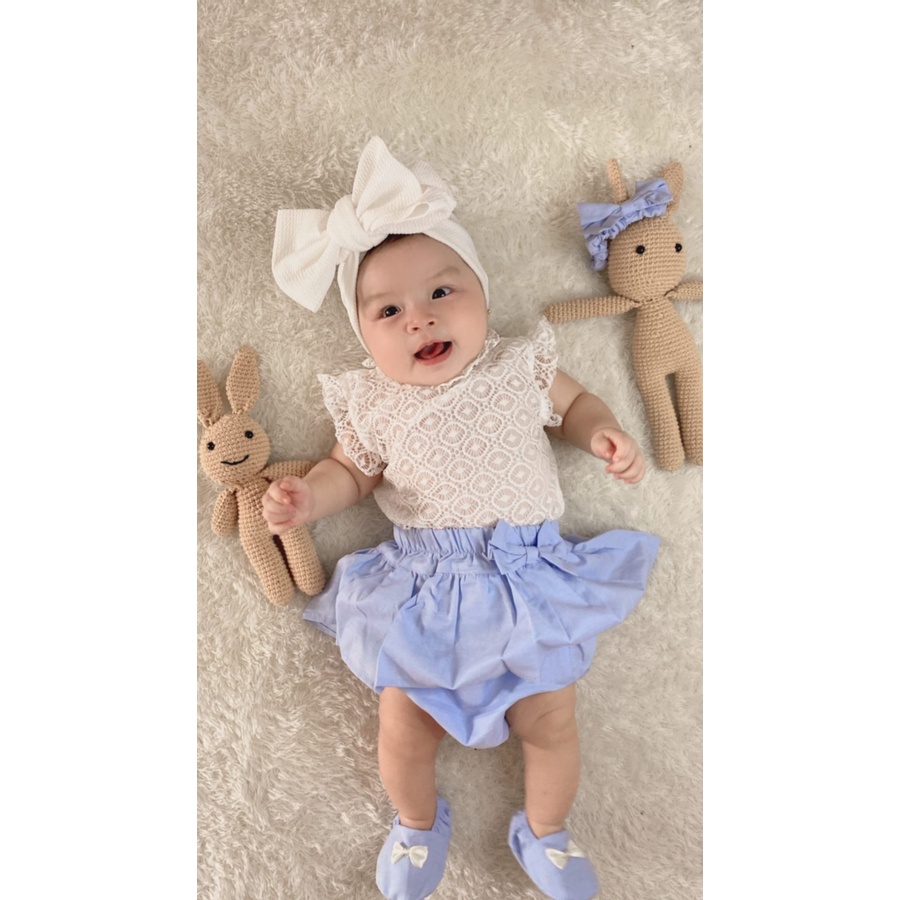 JUMPER Baju Setelan Dress Rok Bunga Bandana Sepatu Pergi Lucu Fashion Anak Bayi Perempuan Cewek Terlaris Murah CASSANDRA /AIKO / BRIELLE SIENA