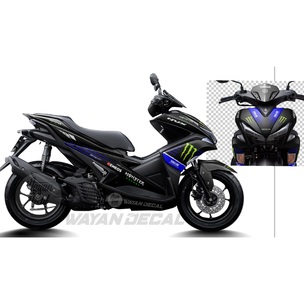 DECAL AEROX OLD MONSTER ENERGY