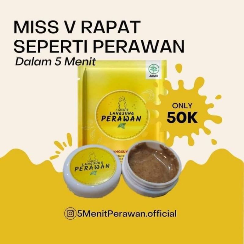 BISA COD JAMU OLES 5 MENIT LANGSUNG PERAWAN MISS V RAPAT KESSET SEPERTI PERAWAN AMPUH
