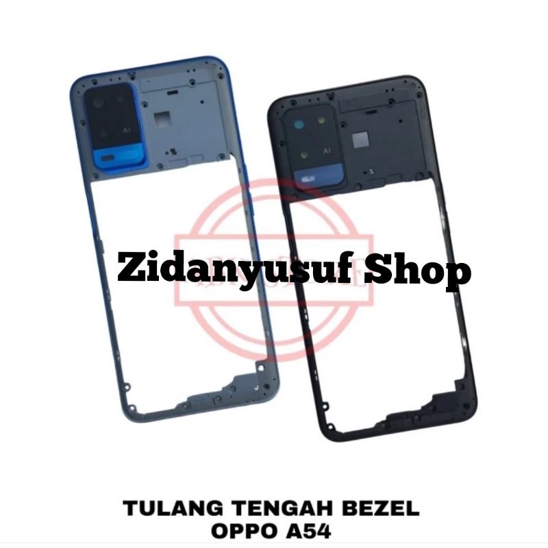 TULANG BEZZEL BEZEL OPPO A54 4G CPH2239 TULANG PINGGIR TATAKAN BACKDOOR ORIGINAL