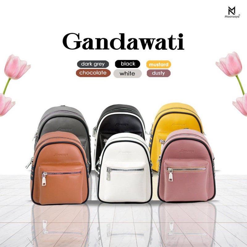 Best Seller tas Ransel wanita Gandawati Original By Moonzaya
