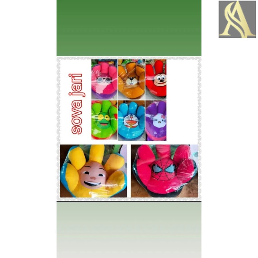 Sofa Jari Anak Karakter Lucu Sofa Anak Kecil Harga Murah