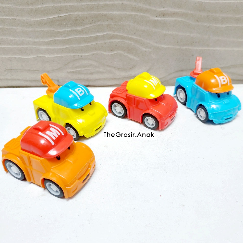 MURAH!!! Mini Robocar Bucky Mark PB Mobil Pull Back