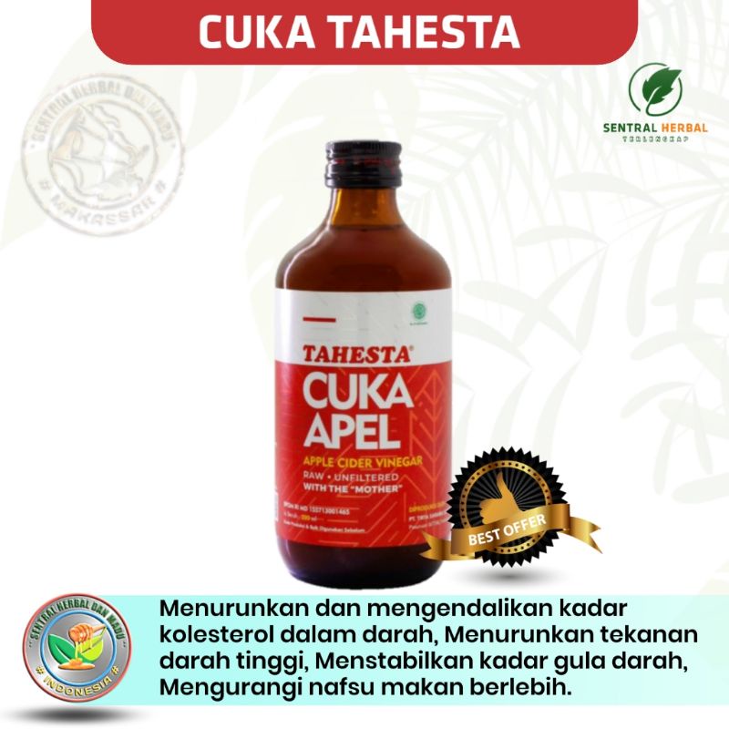 

Cuka Apel Tahesta Original Isi 320 Ml