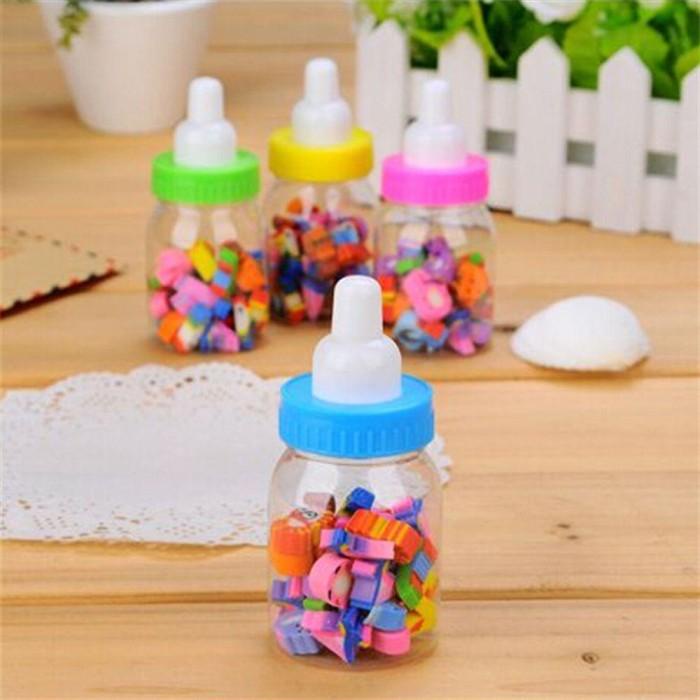

RM976 Danilo 28pcs Set Penghapus Bentuk Botol Susu Motif Kartun Hewan
