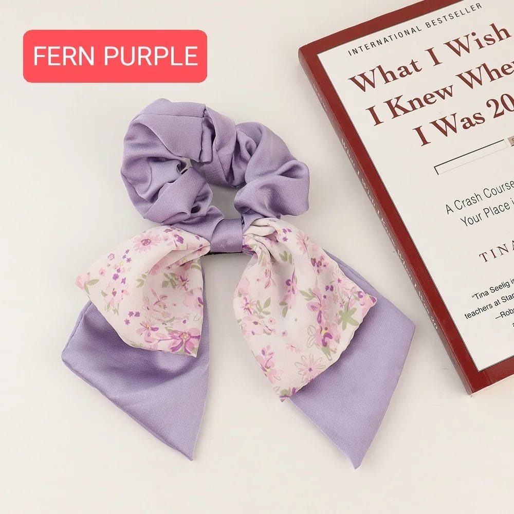 MILANBERRY FERN CRUNCHIE IKAT RAMBUT FASHION WANITA KOREA AKSESORIS FASHION IMPOR