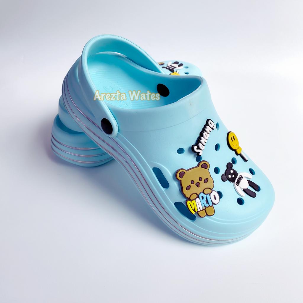 Sandal fuji selop karet tali belakang dlx 803B