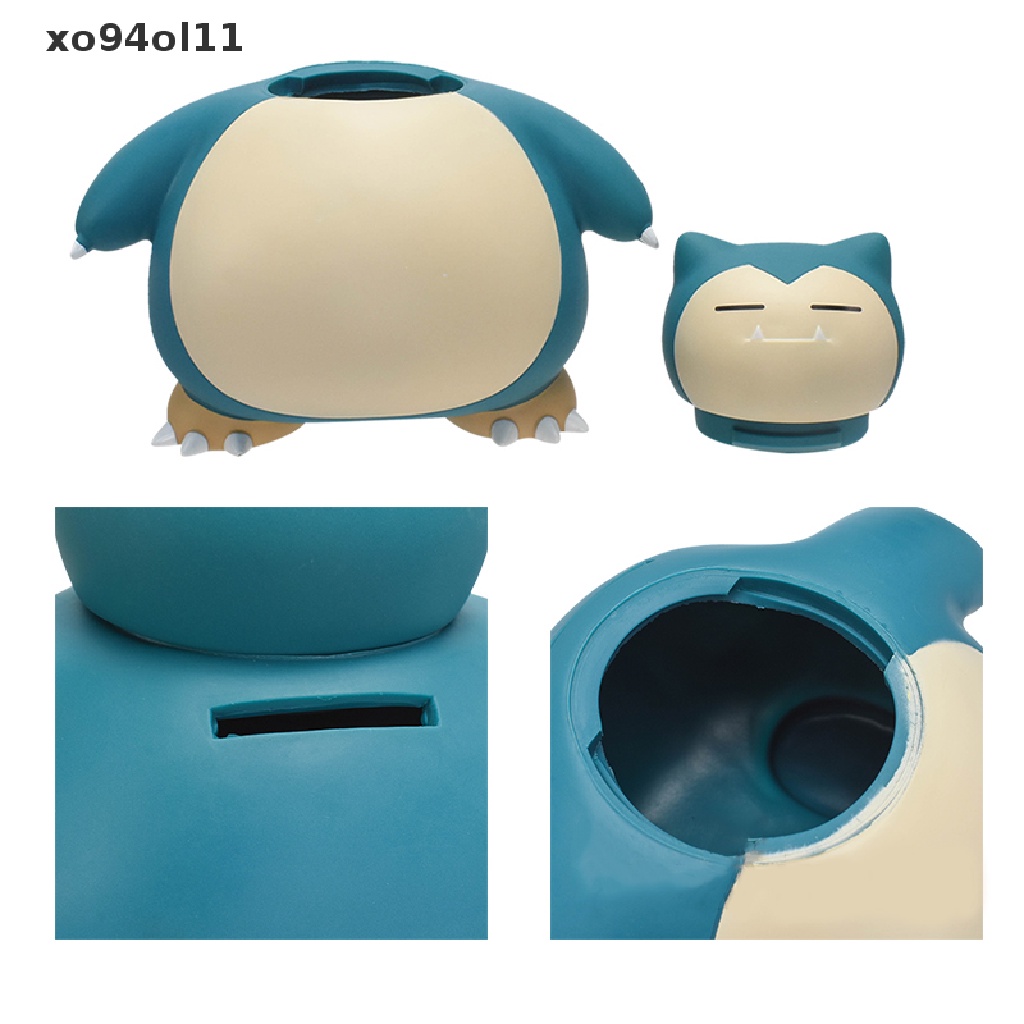 Xo Kotak Uang Pokemon Snorlax 2pose Figure Standing Sitg Celengan Tabungan Pot OL