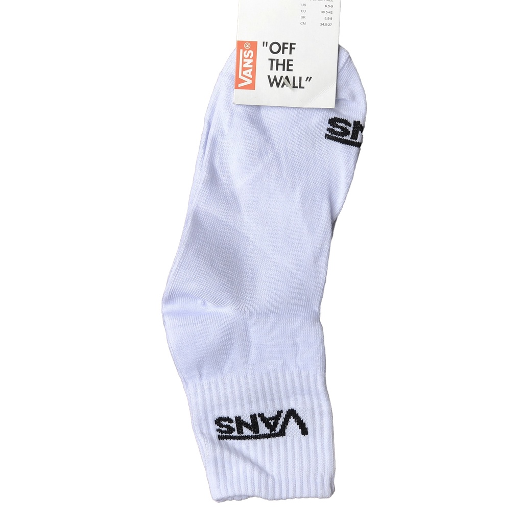 Kaos kaki motif vans school sock pria wanita