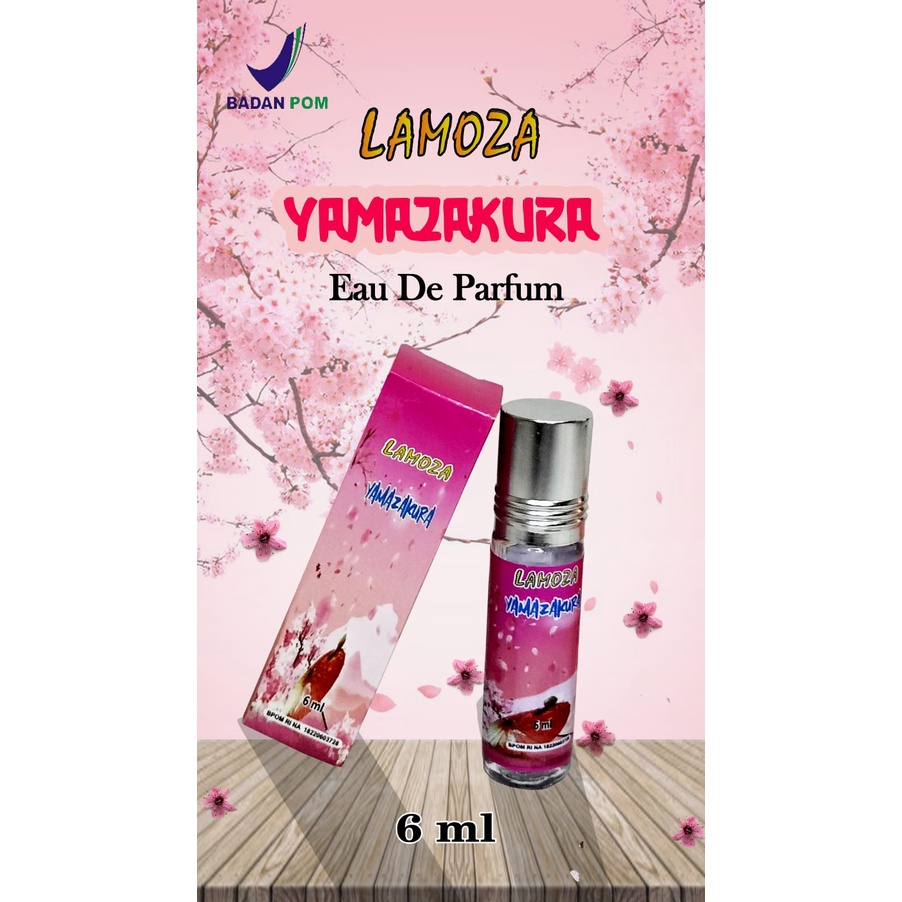 BPOM LAMOZA PARFUME ROLL ON 6 ML NON ALKOHOL