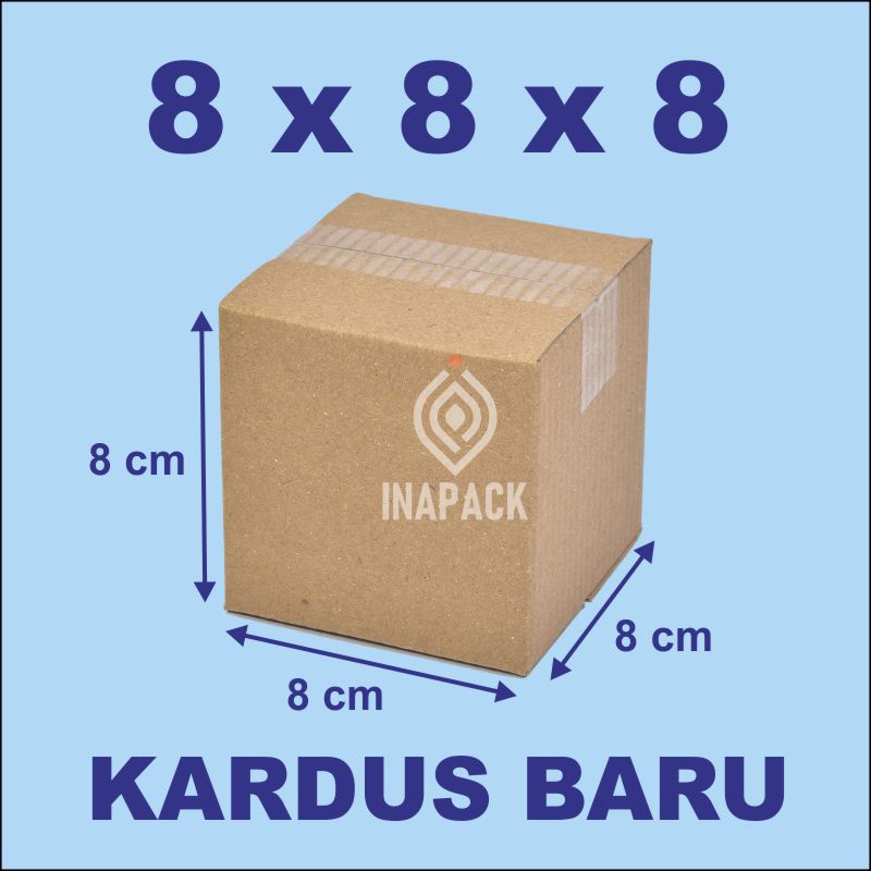 

Kardus Packing Baru 8x8x8 cm. Qty 10pcs. Delivery Box Kecil