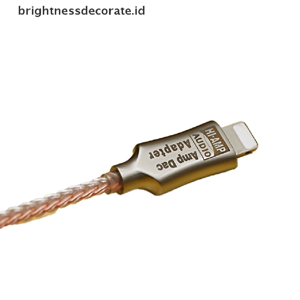 [Birth] Lightning Ke 3.5mm DAC Earphone Amplifie Digital Decoder Aux Audio Hifi Adapter [ID]