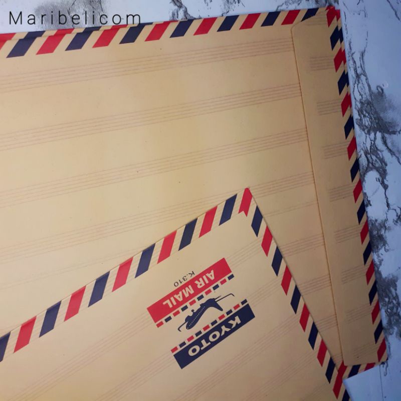 

Amplop Coklat Kyoto Airmail